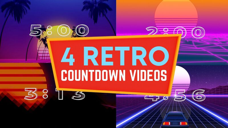 4 Retro Countdown Videos